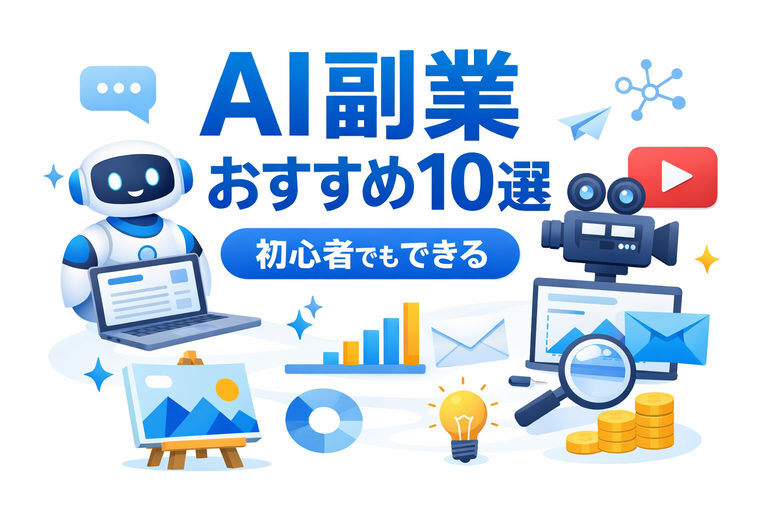 AI副業おすすめ10選【初心者でもできる】